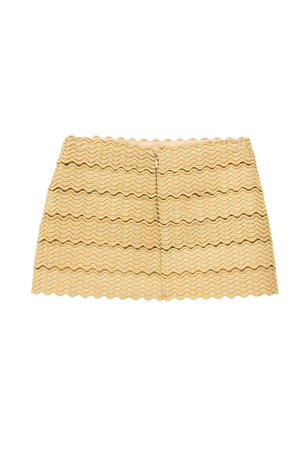 Lined Zip Mini Skirt - 42952