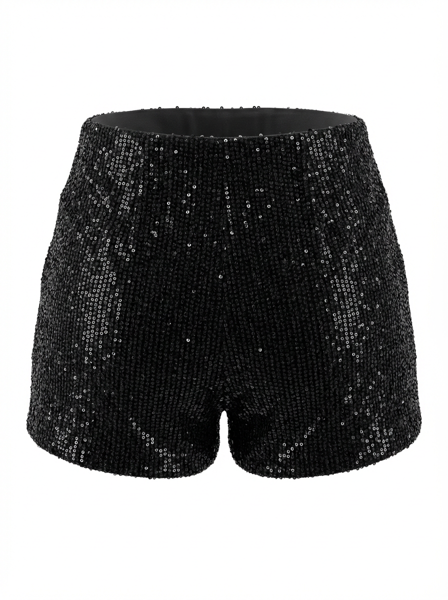 High Waist Mini Shorts - 33101