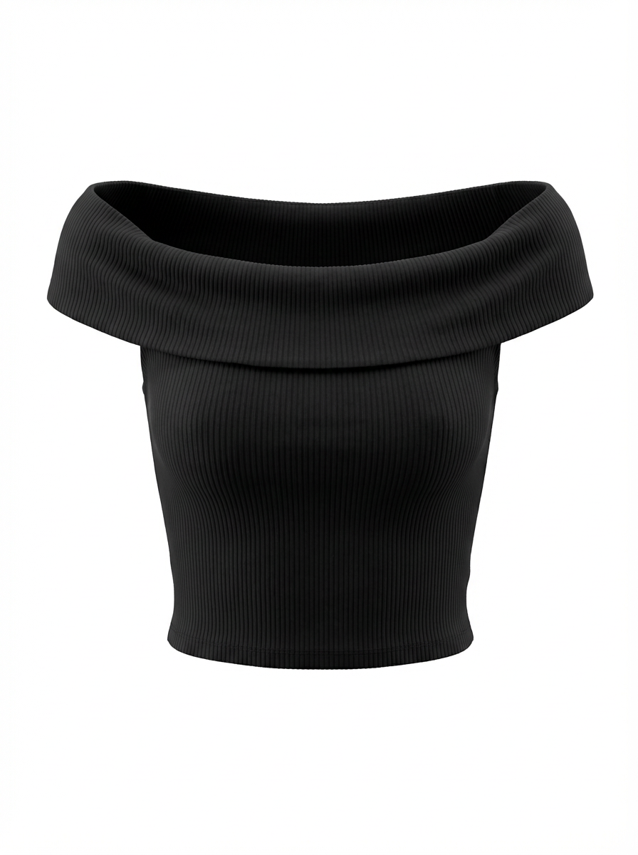Madonna Neck Crop Top - 28380