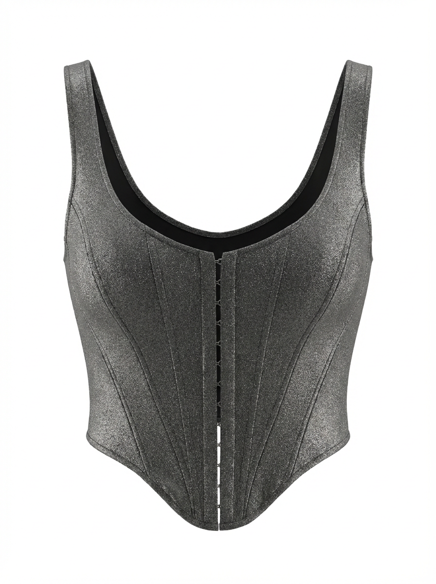 Shimmer Corset Bustier Top - 103291