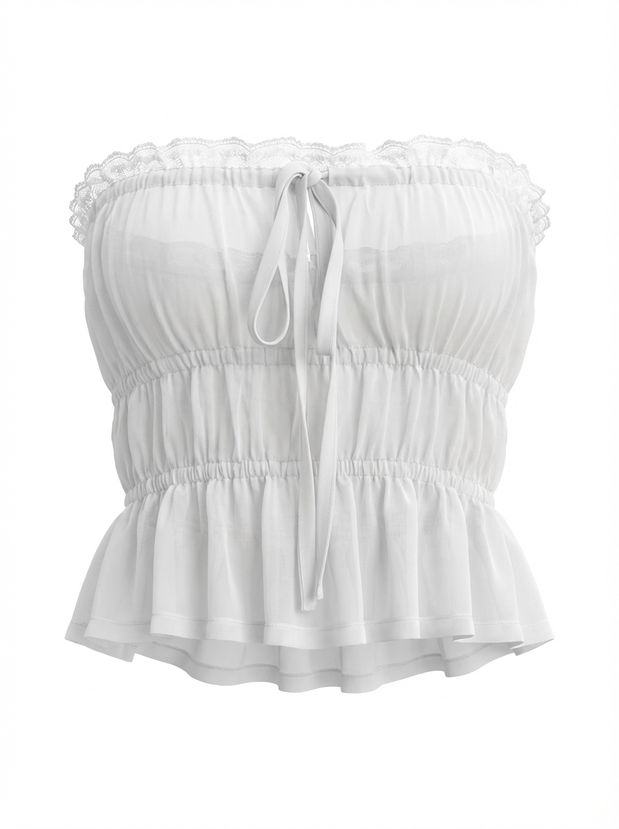 Strapless Ruched Bustier – 103111