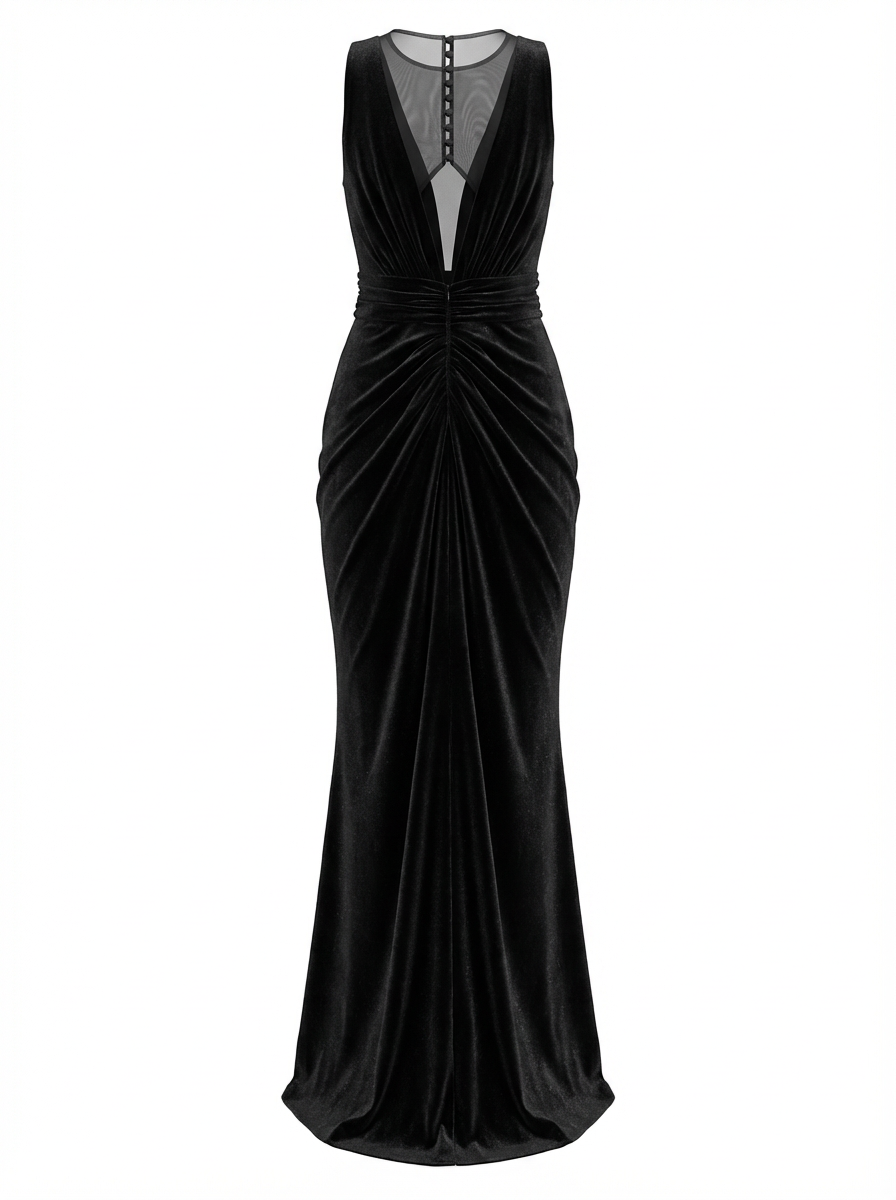 Elegant Long Evening Dress-59512